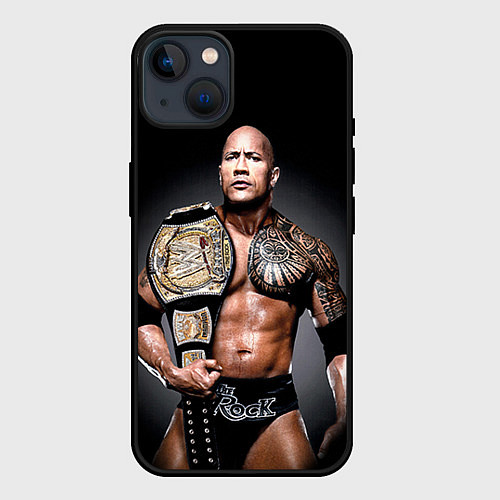 Чехол iPhone 14 Plus Dwayne Johnson / 3D-Черный – фото 1