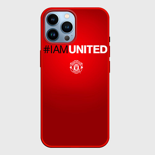Чехол iPhone 14 Pro Max I am United / 3D-Красный – фото 1