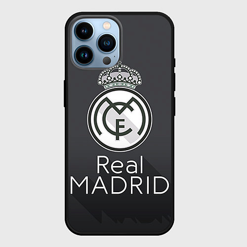 Чехол iPhone 14 Pro Max Real Madrid / 3D-Черный – фото 1