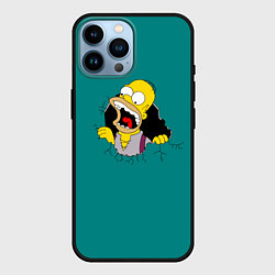 Чехол для iPhone 14 Pro Max Alien-Homer, цвет: 3D-черный