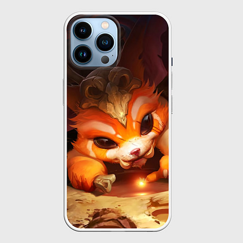 Чехол iPhone 14 Pro Max Gnar / 3D-Белый – фото 1
