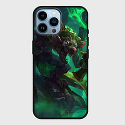 Чехол для iPhone 14 Pro Max Twitch, цвет: 3D-черный