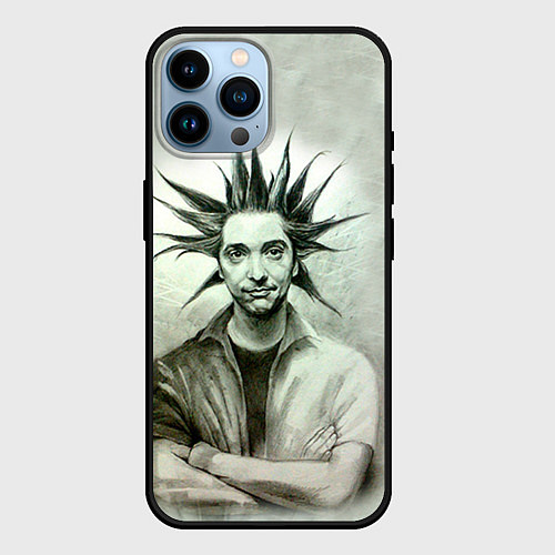 Чехол iPhone 14 Pro Max Король и Шут / 3D-Черный – фото 1