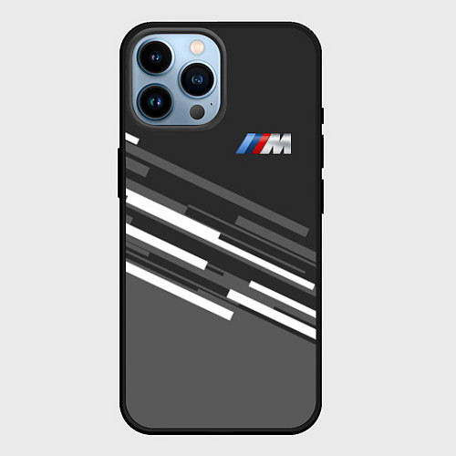 Чехол iPhone 14 Pro Max BMW: Sport Line / 3D-Черный – фото 1