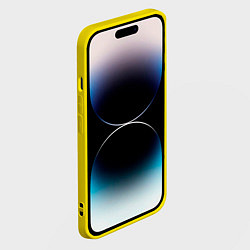 Чехол для iPhone 14 Pro Max Real Madrid: Camo, цвет: 3D-желтый — фото 2