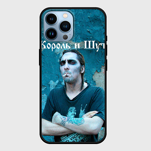 Чехол iPhone 14 Pro Max Король и Шут / 3D-Черный – фото 1