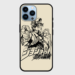 Чехол для iPhone 14 Pro Max Приключения ДжоДжо, цвет: 3D-черный