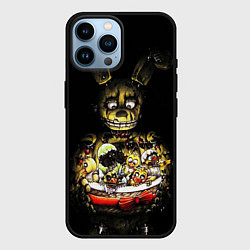 Чехол для iPhone 14 Pro Max Five Nights At Freddy's, цвет: 3D-черный