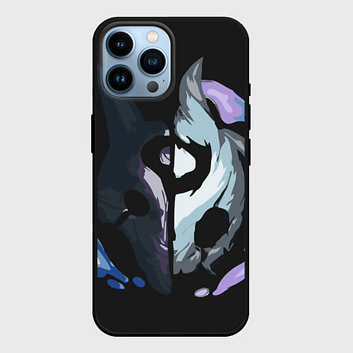 Чехол iPhone 14 Pro Max League of Legends / 3D-Черный – фото 1