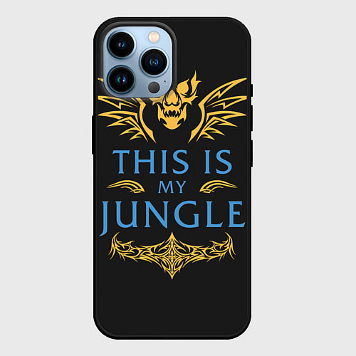 Чехол iPhone 14 Pro Max This is my Jungle / 3D-Черный – фото 1