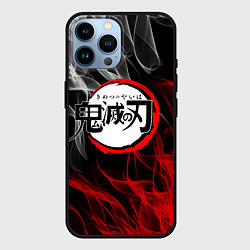 Чехол для iPhone 14 Pro Max KIMETSU NO YAIBA, цвет: 3D-черный