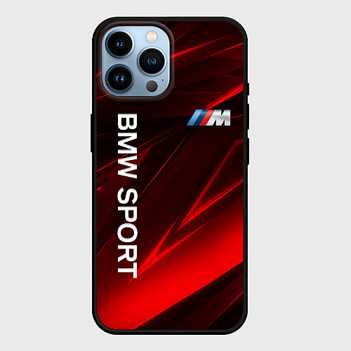 Чехол iPhone 14 Pro Max BMW БМВ Z / 3D-Черный – фото 1