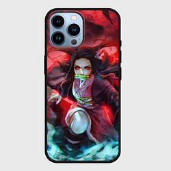 Чехол для iPhone 14 Pro Max KIMETSU NO YAIBA, цвет: 3D-черный