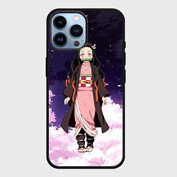 Чехол для iPhone 14 Pro Max Незуко, цвет: 3D-черный