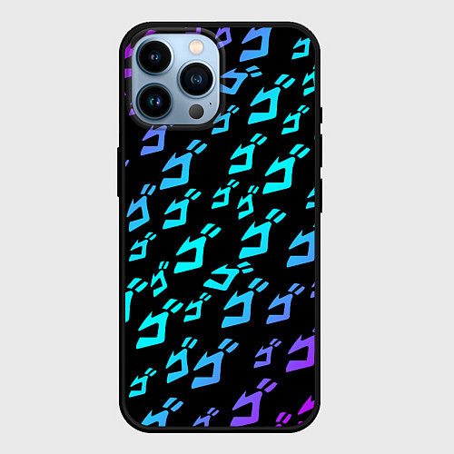 Чехол iPhone 14 Pro Max JOJOS BIZARRE ADVENTURE / 3D-Черный – фото 1