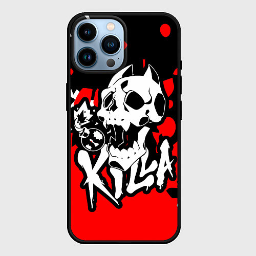 Чехол iPhone 14 Pro Max KILLA / 3D-Черный – фото 1