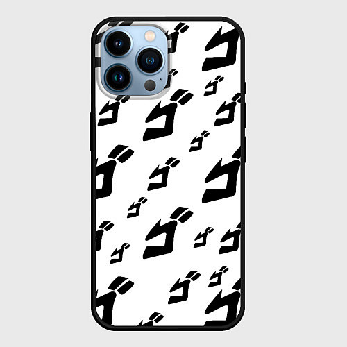 Чехол iPhone 14 Pro Max JoJo Bizarre Adventure / 3D-Черный – фото 1