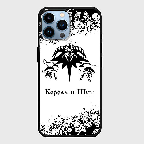 Чехол iPhone 14 Pro Max КОРОЛЬ И ШУТ / 3D-Черный – фото 1