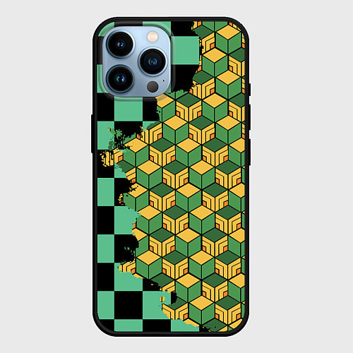 Чехол iPhone 14 Pro Max ТАНДЖИРО И ТОМИОКА / 3D-Черный – фото 1