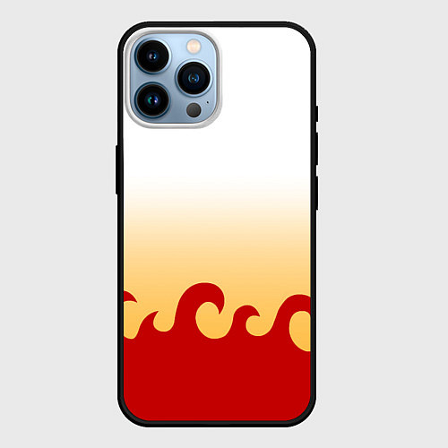 Чехол iPhone 14 Pro Max ШИНДЖУРО РЕНГОКУ KNY / 3D-Черный – фото 1