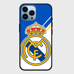 Чехол для iPhone 14 Pro Max REAL MADRID РЕАЛ МАДРИД, цвет: 3D-черный