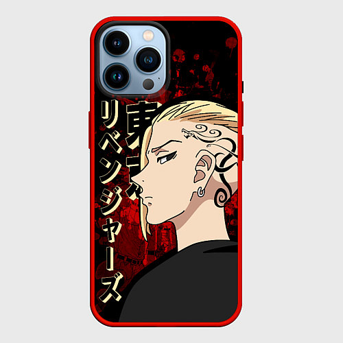 Чехол iPhone 14 Pro Max Токийские мстители: Дракен / 3D-Красный – фото 1