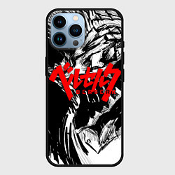 Чехол для iPhone 14 Pro Max БЕРСЕРК РИСУНОК BERSERK, цвет: 3D-черный