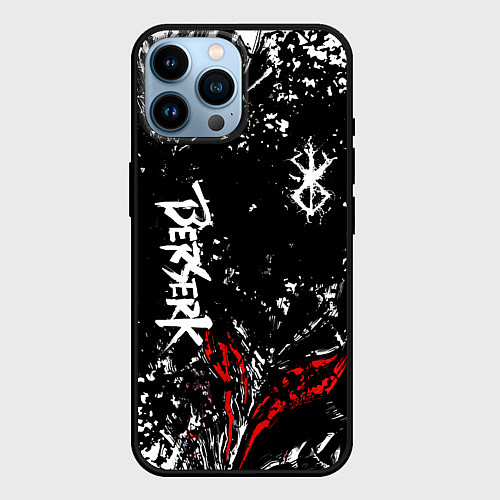 Чехол iPhone 14 Pro Max Берсерк Черная маска / 3D-Черный – фото 1