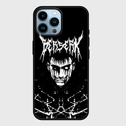 Чехол для iPhone 14 Pro Max БЕРСЕРК ЯРОСТНОЕ ЛИЦО ГАТСА НА СПИНЕ КЛЕЙМО, цвет: 3D-черный