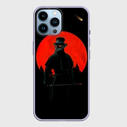 Чехол для iPhone 14 Pro Max Plague doctor ЧУМНОЙ ДОКТОР, цвет: 3D-светло-сиреневый