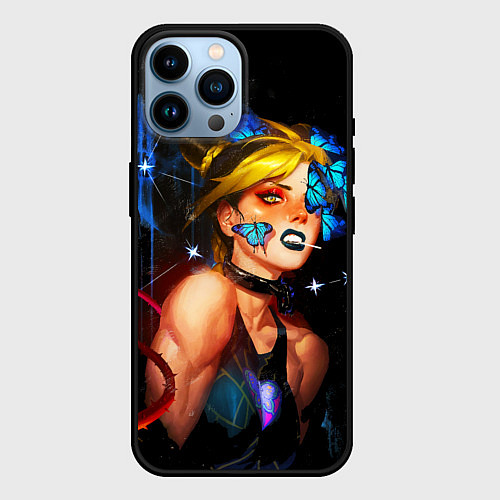 Чехол iPhone 14 Pro Max Jojo Stone Ocean Jolyne cujoh / 3D-Черный – фото 1