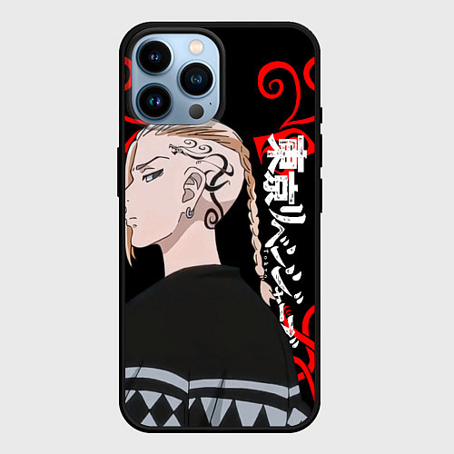 Чехол iPhone 14 Pro Max ДРАКЕН ИЗ ТОСВЫ ТОКИЙСКИЕ / 3D-Черный – фото 1