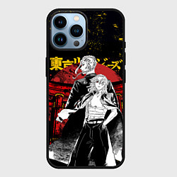 Чехол для iPhone 14 Pro Max МАЙКИ И ДРАКЕН КРАСНЫЕ БРЫЗГИ ТОСВА, цвет: 3D-черный