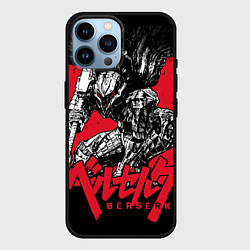 Чехол для iPhone 14 Pro Max БЕРСЕРК В ДОСПЕХАХ, цвет: 3D-черный