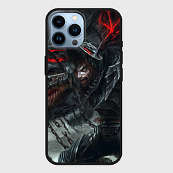 Чехол для iPhone 14 Pro Max Гатс в гневе, цвет: 3D-черный