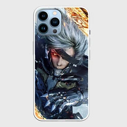 Чехол для iPhone 14 Pro Max Metal Gear Rising: Revengeance, цвет: 3D-белый