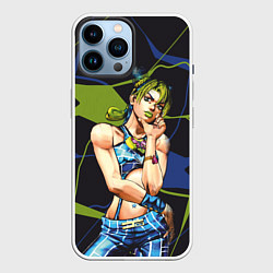 Чехол для iPhone 14 Pro Max Джолин Куджо дочь Джотаро, цвет: 3D-белый
