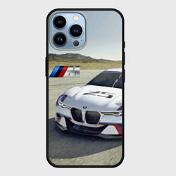 Чехол для iPhone 14 Pro Max Спортивная бэха на гоночной трассе, цвет: 3D-черный