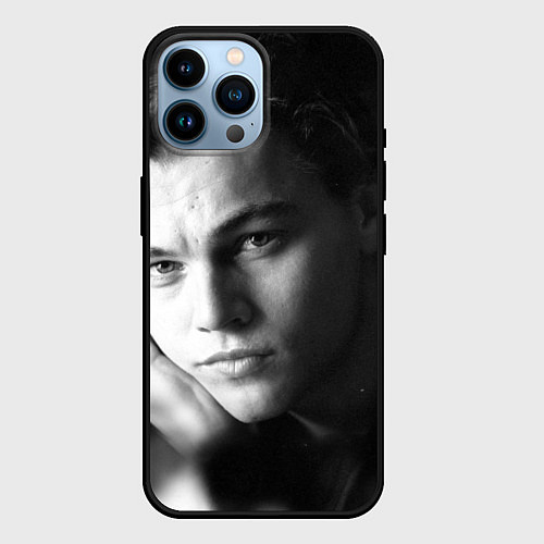 Чехол iPhone 14 Pro Max Леонардо Ди Каприо фото / 3D-Черный – фото 1