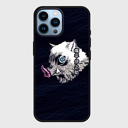 Чехол для iPhone 14 Pro Max Кабан Иноскэ Хасибира, цвет: 3D-черный
