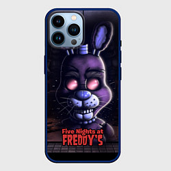 Чехол для iPhone 14 Pro Max Five Nights at Freddys Bonnie, цвет: 3D-тёмно-синий