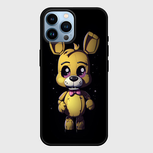 Чехол iPhone 14 Pro Max Spring Bonnie Five Nights at Freddys / 3D-Черный – фото 1