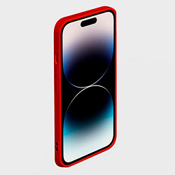 Чехол для iPhone 14 Pro Max Киберпанк панда во весь рост, цвет: 3D-красный — фото 2