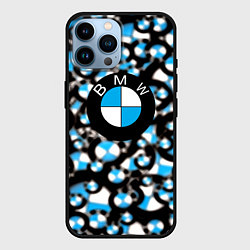 Чехол для iPhone 14 Pro Max BMW sportlogo, цвет: 3D-черный