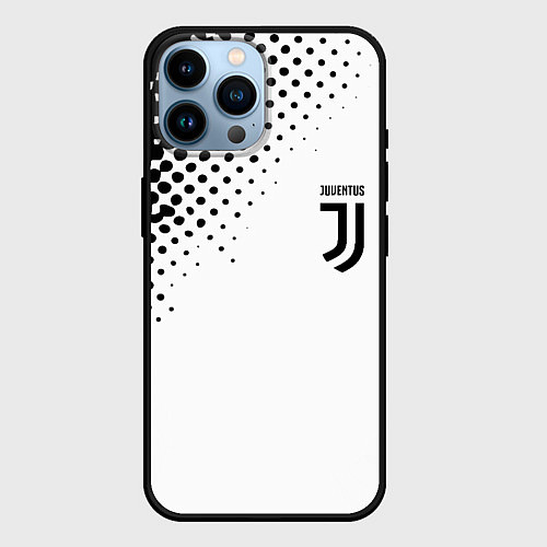 Чехол iPhone 14 Pro Max Juventus sport black geometry / 3D-Черный – фото 1