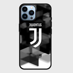 Чехол для iPhone 14 Pro Max Juventus geometry fc, цвет: 3D-черный