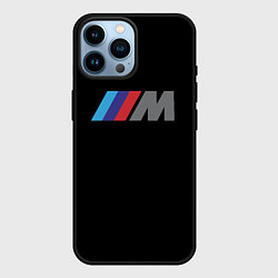 Чехол для iPhone 14 Pro Max BMW sport logo, цвет: 3D-черный