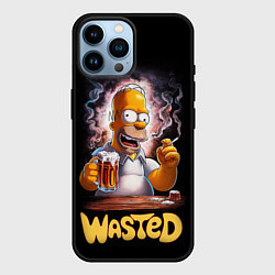Чехол для iPhone 14 Pro Max Homer - wasted, цвет: 3D-черный