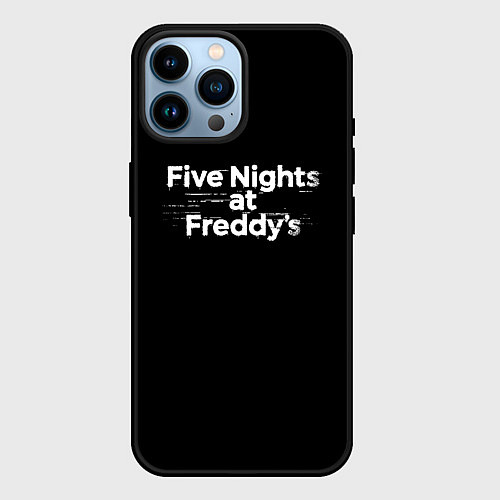 Чехол iPhone 14 Pro Max Friday Night Funkin logo / 3D-Черный – фото 1