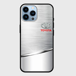 Чехол для iPhone 14 Pro Max Toyota metalic brend, цвет: 3D-черный